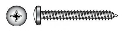 CROSS RECESSED TAPPING SCREW, PAN HEAD - 5.5x50 mm — 97981455 50 MTECH