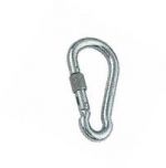 SPRING HOOK WITH SAFETY SCREW A4 4X40 — 814594404 40 MTECH