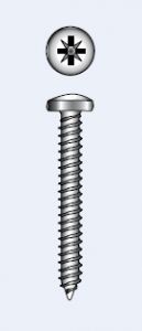 CROSS RECESSED TAPPING SCREW, PAN HEAD - 5.5x16 mm — 7981455 16 MTECH
