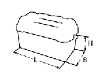 BATTERY BOX PLASTIC 410MM — 8143013410 MTECH