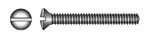 SLOTTED RAISED COUNTERSUNK HEAD SCREW WITH NUT 6x40 mm — 096446 40 MTECH