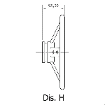 STAINLESS STEEL STEERING WHEEL WITH POLYURETHANE GRIP, ф350 mm — V.AP35 MAVIMARE