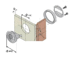 FLUSH-PULL LATCH WITH INNER OPENING SYSTEM — D5380265 TREM