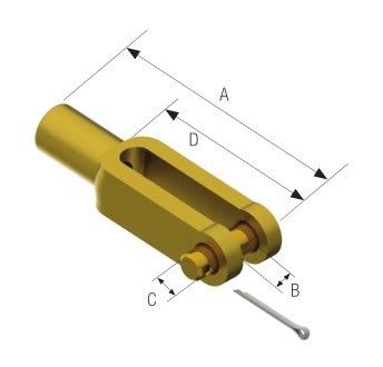 НАКРАЙНИК ЖИЛО 6mm (1/4-28) — 339025 PRETECH