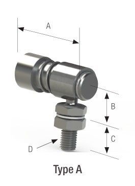 5/16 UNF BALL JOINT 6000C STAINLESS — 38491 PRETECH