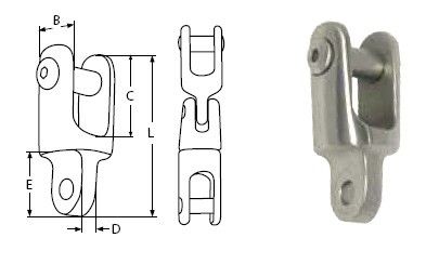 ANCHOR CONNECTOR ADAPTOR — 814663467 MTECH