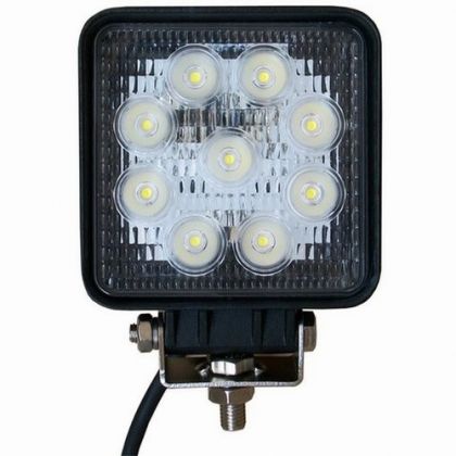 ПАЛУБЕН ПРОЖЕКТОР 3-32V/27W (9LEDx3W) 1400 lm, 316SS IP68, 110x110x62 mm — GS10243