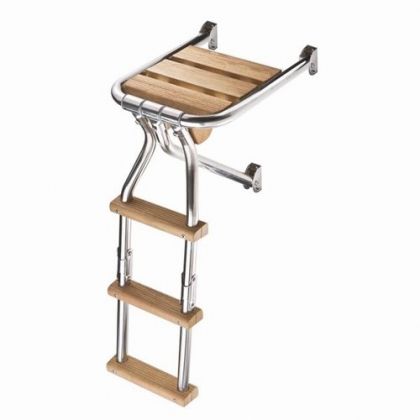 PLATFORM WITH FOLDING BOARDING LADDER — S1902027 TREM