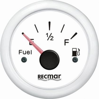 FUEL LEVEL EURPEAN 0-190 Ohms WHITE — RECKY10300