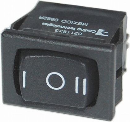 SWITCH ROCKER DPDT ON-OFF-ON — BS7492