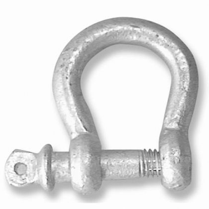 BOW SHACKLE IN GALVANIZED STEEL, ф10mm — M1310016 TREM