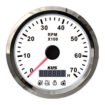 TACHOMETER with 4 LED ALARM — MX07123 PRETECH