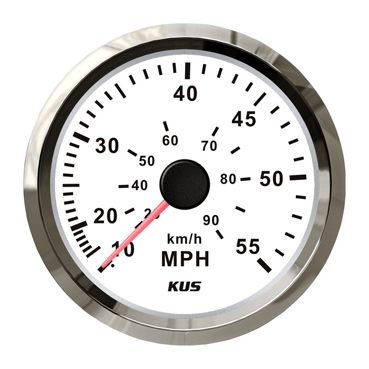 УРЕД СКОРОСТОМЕР 55мили/час, 85mm /бял/ — MX18101 PRETECH