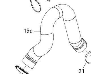 HOSE EXHAUSTER — 274001424 BRP