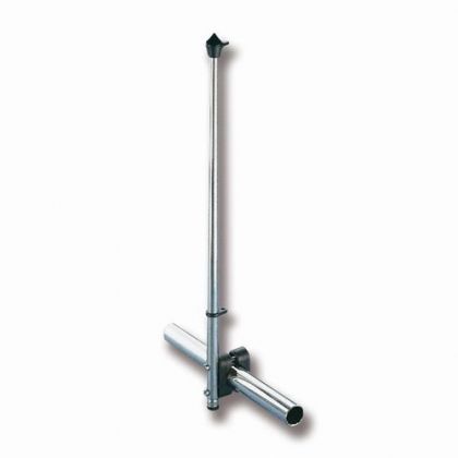 STAINLESS STEEL CONICAL MAST FOR FLAGS WITH CLAMP ф22-25 mm FOR PUSHPIT — N2150200 TREM