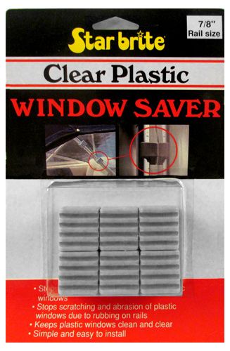 CLEAR PLASTIC WINDOW SAVERS 7/8“ - 6 PER PACK — 88578 STA