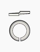 SPRING LOCK WASHER - 8 mm — 9012748 MTECH