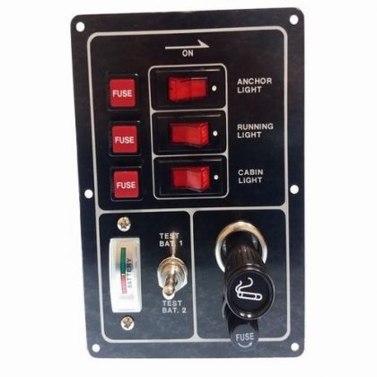 SWITCH PANEL 3-GANG W/TESTER — GS11189