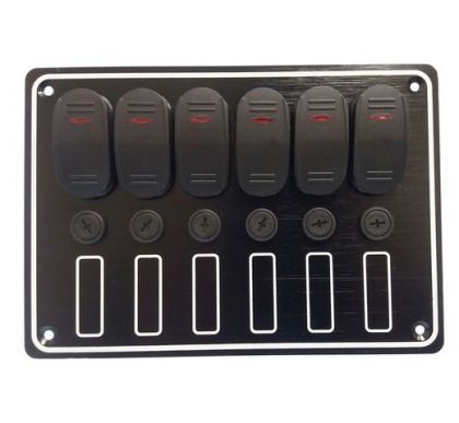 WATERPROOF SWITCH PANEL 6 switches — GS11195
