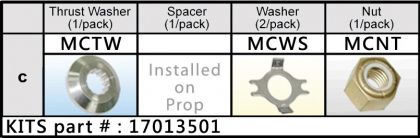 PRESSED-IN PROP KITS — 17013501 MC-PKT SOLAS