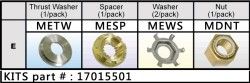 PRESSED-IN PROP KITS — 17015501 ME-PKT SOLAS