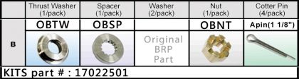 PRESSED-IN PROP KITS — 17022501 OB-PKT SOLAS