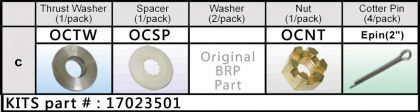 PRESSED-IN PROP KITS — 17023501 OC-PKT SOLAS