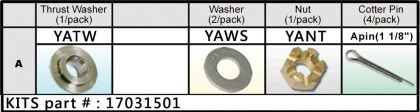 PRESSED-IN PROP KITS — 17031501 YA-PKT SOLAS