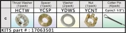 PRESSED-IN PROP KITS — 17063501 HC-PKT SOLAS