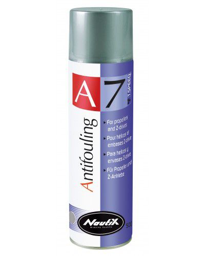 A7T.SPEED , HARD MATRIX ANTIFOULING, DESIGNED TO APPLY TO QUEUES AND PROPELLERS, spray 500 ml, grey — 151051 А7 NTX