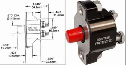 PUSH BUTTON CIRCUIT BREAKER 50А — BS2142