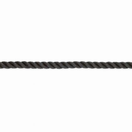 “TREM BALMORAL“ 3-STRAND POLYESTER MOORING ROPE BLACK 12mm — T5212000 TREM