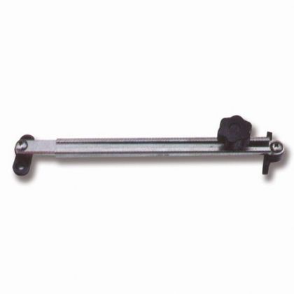 TELESCOPIC WINDSHIELD ADJUSTER IN STAINLESS STEEL — M3500365 TREM