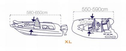 ПОКРИВАЛО ЗА ЛОДКА “COVY LINE“ XL — O2229650 TREM