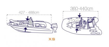 ПОКРИВАЛО ЗА ЛОДКА “COVY LINE“ XS — O2222488 TREM