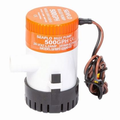 BILGE PUMP 500GPH 24V — SFBP2G50001