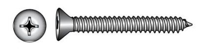 CROSS RECESSED TAPPING SCREW, COUNTERSUNK HEAD - 6.3x38 mm — 97982463 38 MTECH