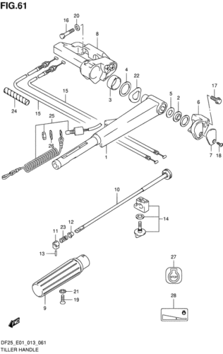 CABLE ASSY,THROTTLE — 63610-95J01 SUZUKI