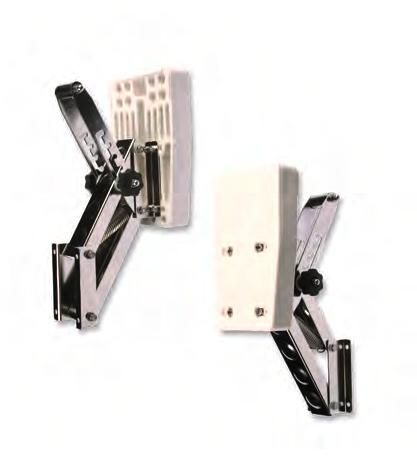 STAINLESS STEEL OUTBOARD MOTOR BRACKET with 4 POSITIONS RETURN SPRING /up to 7HP/ — 136.00 MAVIMARE