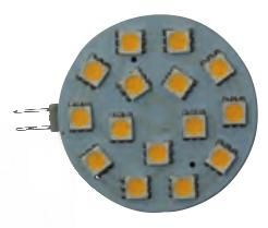 LED ЛУНИЧКА G4 12LED 3W 10/30V ф45mm /бяла светлина/ — GS10515