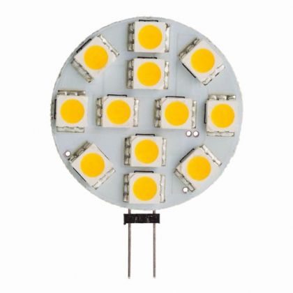 LED ЛУНИЧКА G4 12LED 2.2W 10/30V ф30mm /топла светлина/ — GS10501