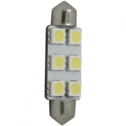 ПЛАФОННА КРУШКА 6LED 1.3W 10/30V 16x42mm /топла светлина/, 2 бр. — GS10527