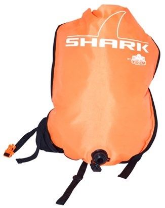 INFLAT. WATERTIGHT BACKPACK “SHARK“ ORANGE — B0770028 TREM