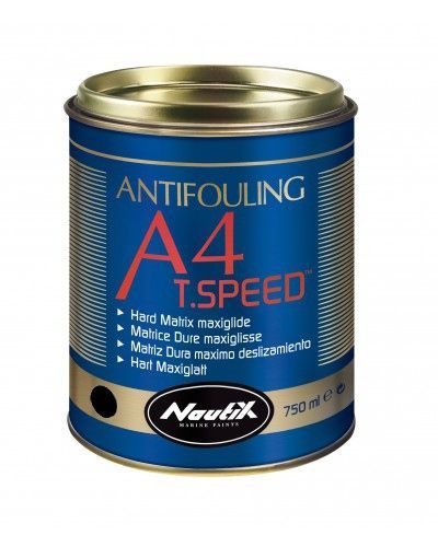A4T.SPEED , HARD MATRIX ANTIFOULING WITH SLIDING AGENTS 0.75L, black — 150730 А4T.SPEED NTX