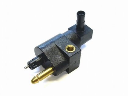 CONNECTOR-FUEL 4-30 HP, brass — 15781A5 QSR