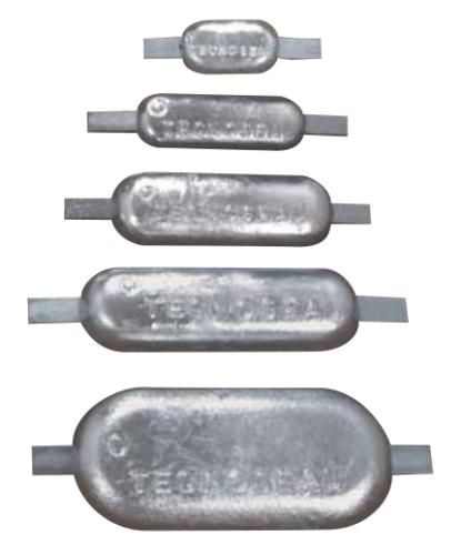 ANODES OF ZINC KG. 0,6 — 00300 TSEAL