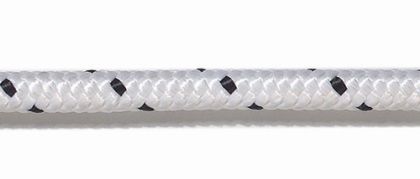 DOUBLE BRAIDED POLYESTER ROPE FOR ANCHOR. BLACK AND WHITE COLOR — T0910001R TREM