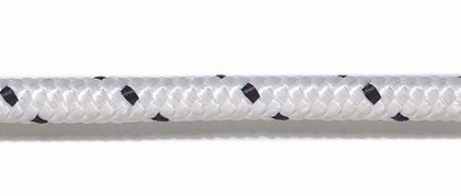DOUBLE BRAIDED POLYESTER ROPE FOR ANCHOR. BLACK AND WHITE COLOR — T0914001R TREM
