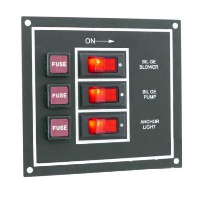 SWITCH PANEL 3-GANG — GS11192