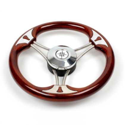 MAHOGANY STEERING WHEEL d35 — V.RQ35 MAVIMARE